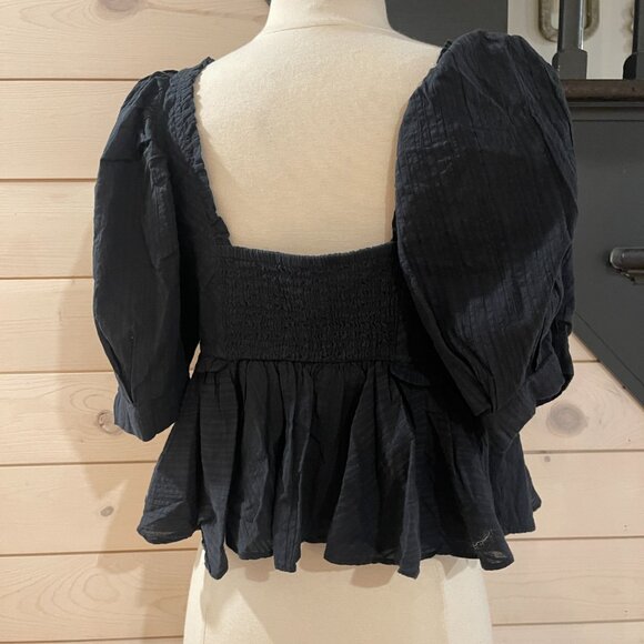 013 Free People Leave It To Me Top In Black Sizes Small & Medium Available - Picture 4 of 9